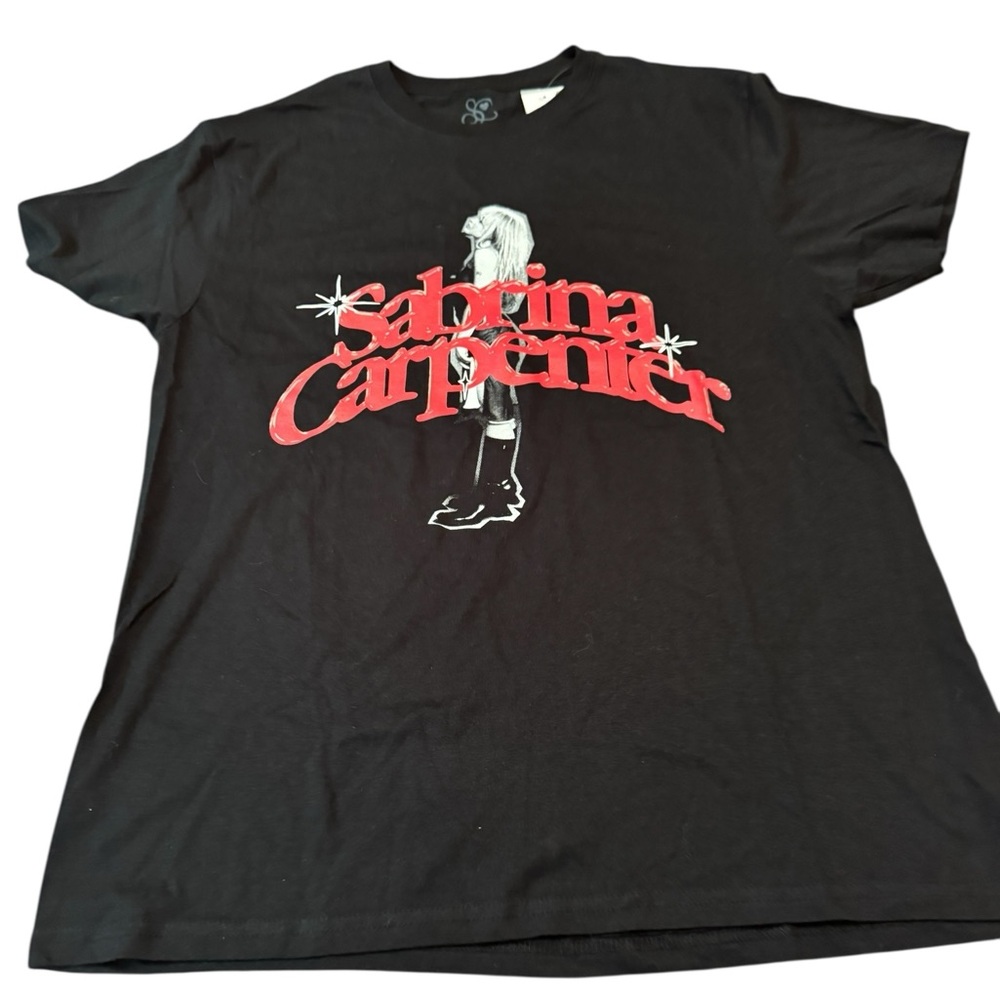 Sabrina Carpenter Black Short Sleeve Tee